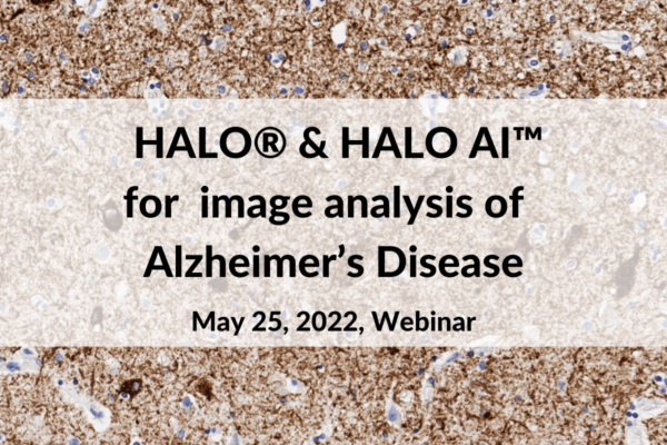 HALO webinar Alzheimer's disease